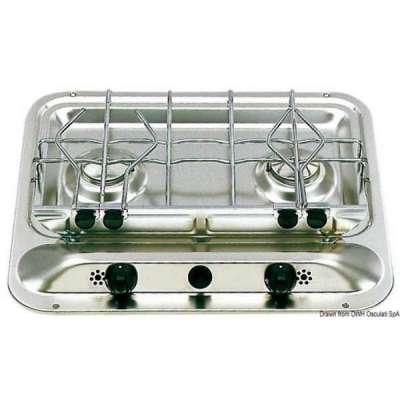 Piano cottura DOMETIC a 2 fuochi senza lavello