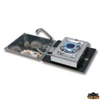 Piano di cottura ribaltabile a cerniera nel lavello