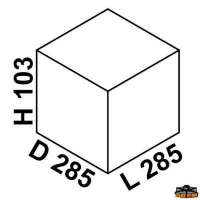 Piano in vetro ceramica ad incasso Tobago 1 fuoco