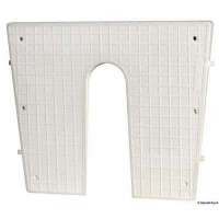 Piastra proteggi poppa in plastica zigrinata