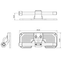 Piastra Proteggi Poppa Mm.280x115