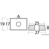 Piastrina per Tohatsu