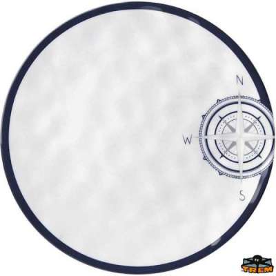 Piatto dessert Blue Sand Trem