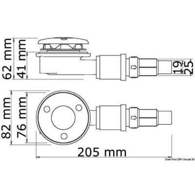 Piletta di scarico WHALE con sensore automatico IC