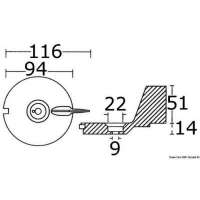 Pinna fuoribordo 18/25 HP
