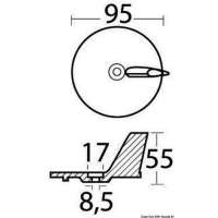Pinna per Mariner/Yamaha 20/50 HP