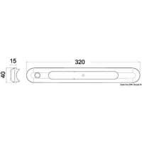 Plafoniera a LED da appoggio stagne