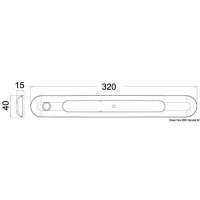 Plafoniera a LED da appoggio stagne