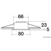 Plafoniera alogena da incasso Asterope
