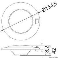 Plafoniera da incasso