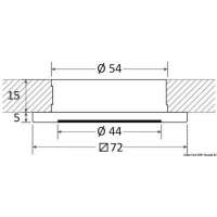 Plafoniera LED ad incasso ridotto Propus