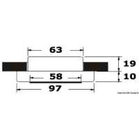 Plafoniera LED da incasso Capella