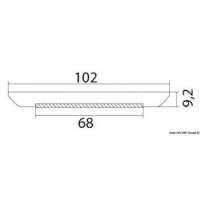 Plafoniera LED senza incasso Luna