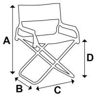 Poltroncina pieghevole Venus