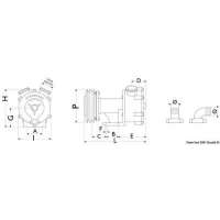 Pompa autoaspirante in bronzo con girante stellare a frizione elettromagnetica