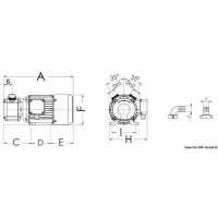 Pompa di sentina autoaspirante in bronzo professionale