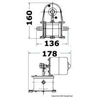 Pompa di sentina GEISER a membrana autoadescante