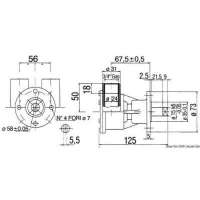 Pompa tipo NAUCO FPR043, flangiata