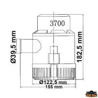 Pompe di sentina automatica 3700GPH