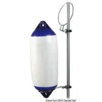 Porta parabordo in Acciaio Inox abbattibile