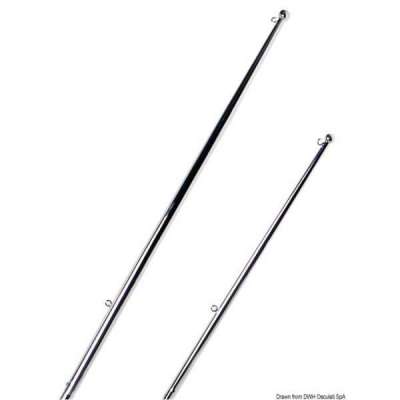 Portabandiera in Acciaio Inox lucidato a specchio con innesto a scatto