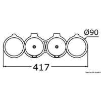 Portabicchiere - portatazza - portalattina Swing-Out