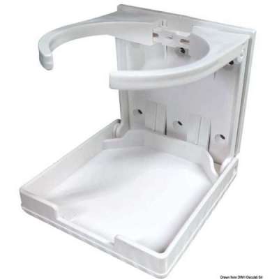 Portabicchieri attine regolabile e pieghevole