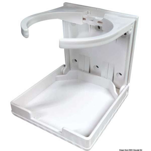 Portabicchieri attine regolabile e pieghevole