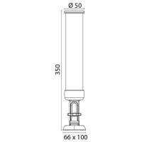 PORTACANNA ACCIAIO INOX