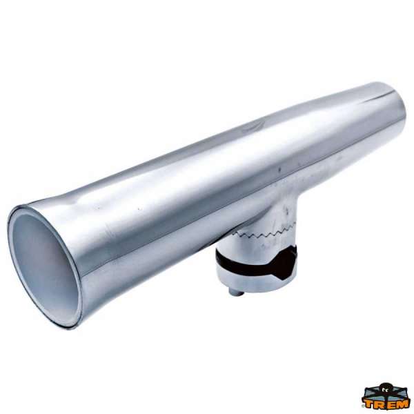 Portacanne con attacco a pulpito e corrimano AISI 316 per tubo 25-32