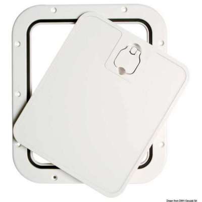 Portello d’ispezione con frontale estraibile