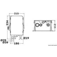 Pozzetto raccolta acque grigie, completo di pompa automatica Europump Auto