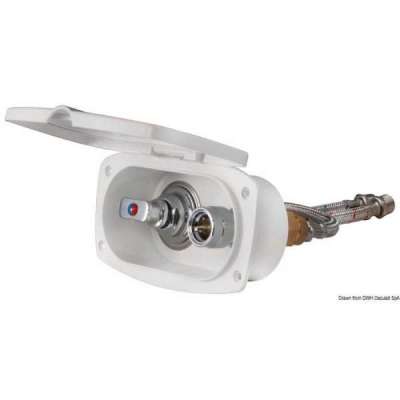 Prese acqua - innesto banchina New Edge con miscelatore acqua calda/fredda