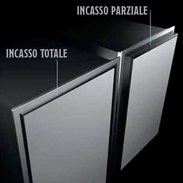 Profilo di rifinitura Incasso totale per frigo Vitrifrigo C42 C51 