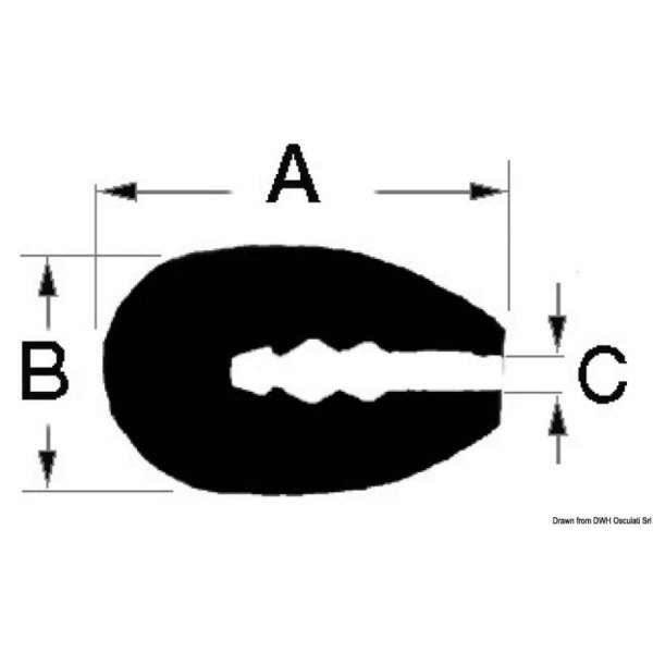 Profilo per bordatura vetroresina, legno, metallo