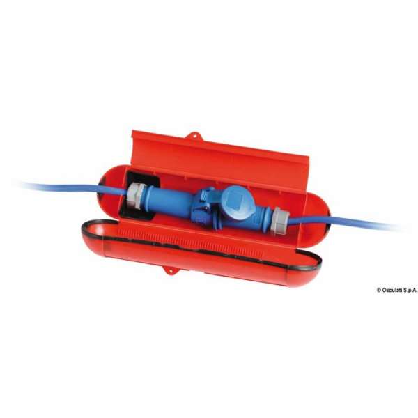 Protezione stagna per prese elettriche.