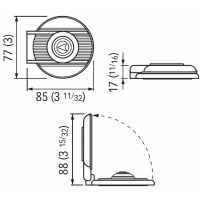 Pulsante A Piede Bianco