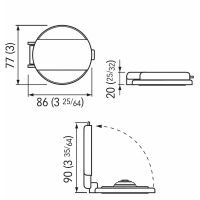 Pulsante A Piede Bianco-1728982746