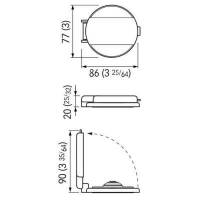 Pulsante a piede Quick 900X per ancore e catene