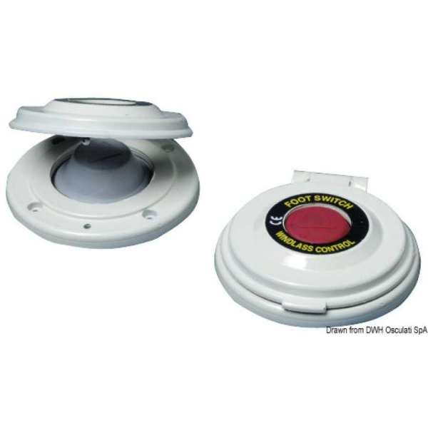 Pulsantiera a pedale per comando elettrico salpa ancore