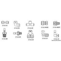 Raccordi rapidi per impianti idrici KP Ø 12 mm