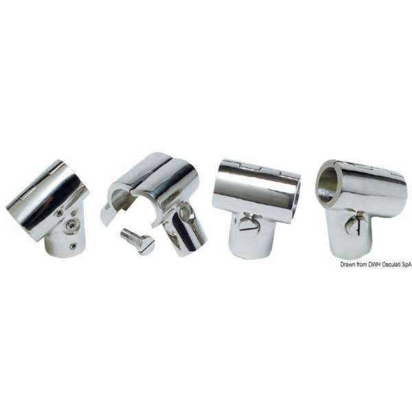 Raccordo a T per pulpito, apribile a cerniera