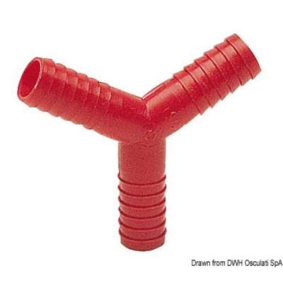 Raccordo a Y in Nylon per tubazioni acqua