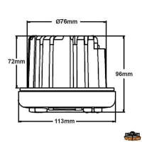 Radio Stereo USB Bluetooth da cruscotto nautico Trem 