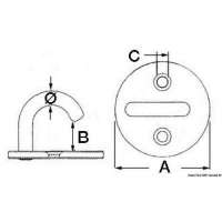 Rampino con basetta tonda