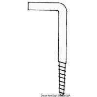 Rampino in acciaio inox a vite 