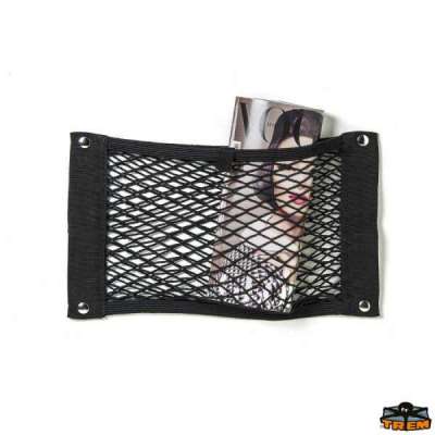 Rete di carico elastica con bande di contenimento colore nero