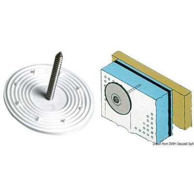 Rondella dentata in plastica