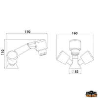 Rubinetto con doccia estraibile