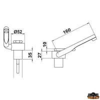 Rubinetto elettrico 12V Can